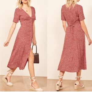 Reformation Locklin Red Midi Dress DO NOT BUY